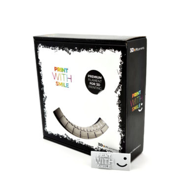 Print With Smile Premium PLA PETG light grey Filament 1.75 PWS hellgrau