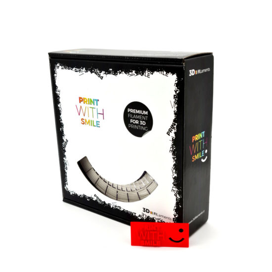 Print With Smile Premium PLA PETG neonred Filament 1.75 PWS neonrot