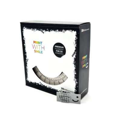 Print With Smile Premium PLA Silver Filament, 1.75 PWS, Sibler