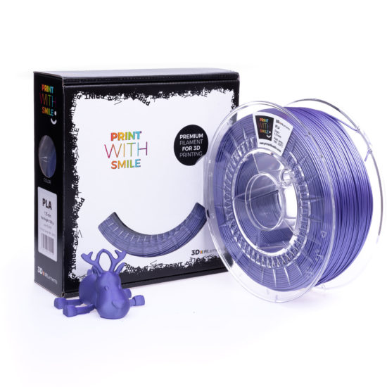 Print With Smile Premium Satin PLA Viollet violet 1.75